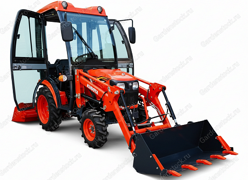 Фронтальный погрузчик оригинальный для минитрактора Kubota A211N / B2441 / B2741 с авто-горизонтом и джойстиком
