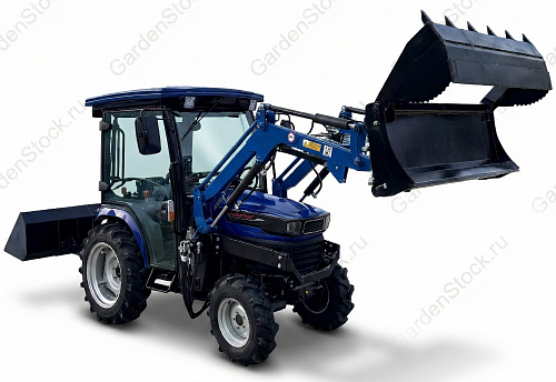 Фронтальный погрузчик для трактора Farmtrac (челюстной c джойстиком)