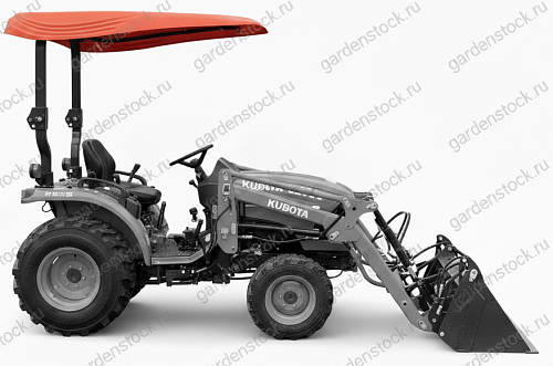 Дуга безопасности + солнцезащитный козырек для минитрактора Kubota A211N / B2441 / B2741