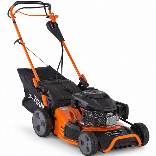 Газонокосилка бензиновая ZimAni-Holzfforma LC548V Quattro Blade с двигателем Yamaha (турбонож + вариатор)