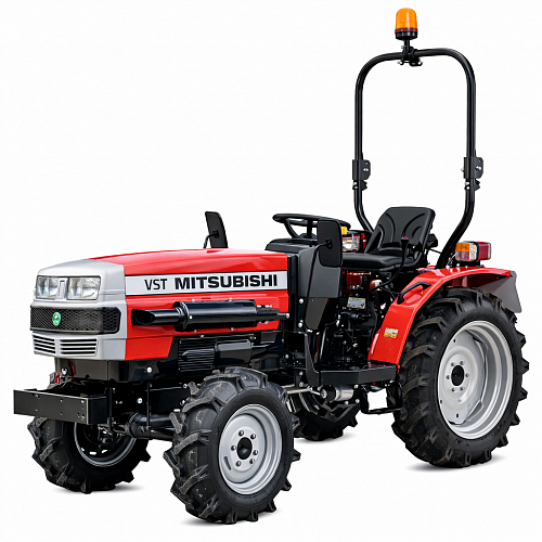 Минитрактор дизельный Mitsubishi VST MT270 4WD (4 цилиндра + 8 вперед / 2 назад)