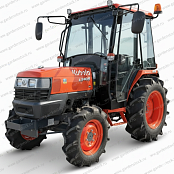 Минитрактор дизельный Kubota L3408 4WD с отапливаемой кабиной