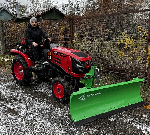 Отвал 1,6 м для минитрактора Mahindra (гидроцилиндр + гидрораспределитель + гидрошланги в комплекте)