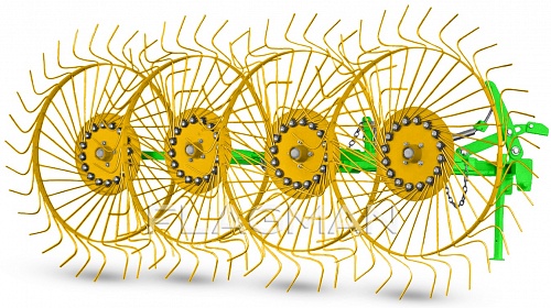 Грабли-сеноворошилки Flagman RR-04 для трактора