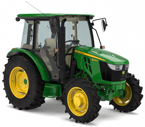 Трактор дизельный John Deere 5075E 4WD CAB (кабина с отоплением и кондиционером)