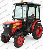 Кабина для минитрактора Mahindra серии JIVO (отопление + радио + освещение)