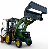 Фронтальный погрузчик (КУН) Kerland для минитрактора John Deere 3028 EN