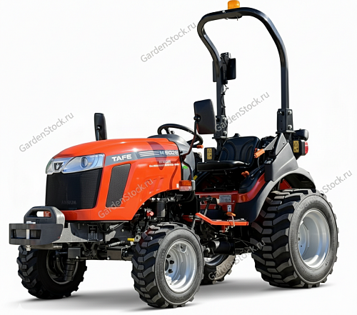 Трактор дизельный TAFE 6022 4WD IND с двигателем Mitsubishi 26 л.с. на индустриальных колесах