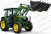 Трактор дизельный JOHN DEERE 5405 4WD V1 PR LIFTPRO CAB с фронтальным погрузчиком