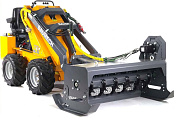 Универсальная машина мини-погрузчик Baumech ML-02 Pro + мульчер 110 см. с двигателем Zongshen GB750 EFI V-Twin инжектор
