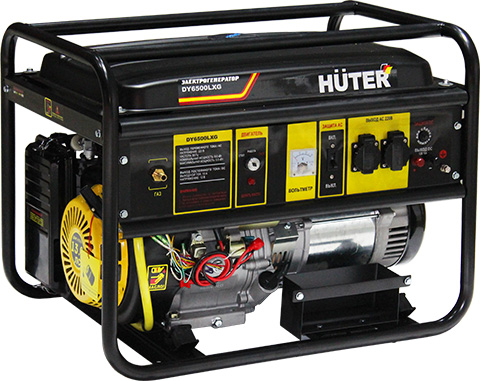 Газовый генератор huter dy6500lxg